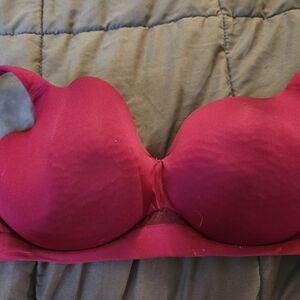 Women’s Molded T-Shirt Bra - Deep Berry